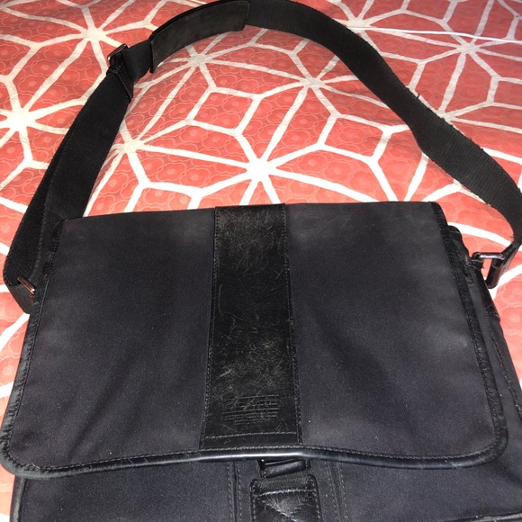 Coach men’s Leather bag computer 100 % authentic - Picture 3 of 7